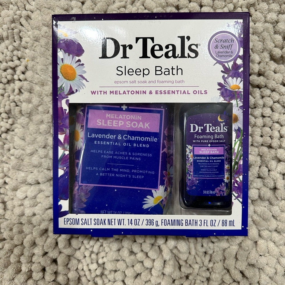 Dr. Teals Sleep bath with melatonin and essential oils
